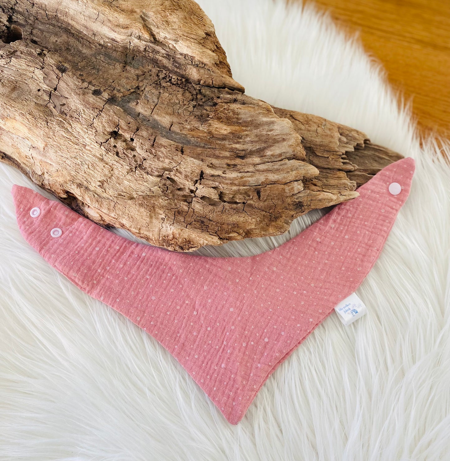 Halstuch rosa Pünktchen