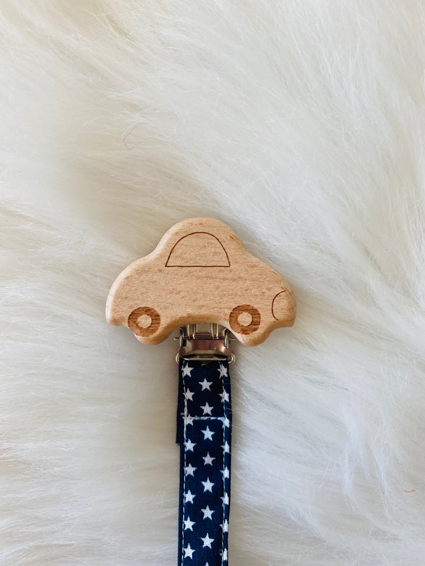 Schnullerkette Sternchen blau