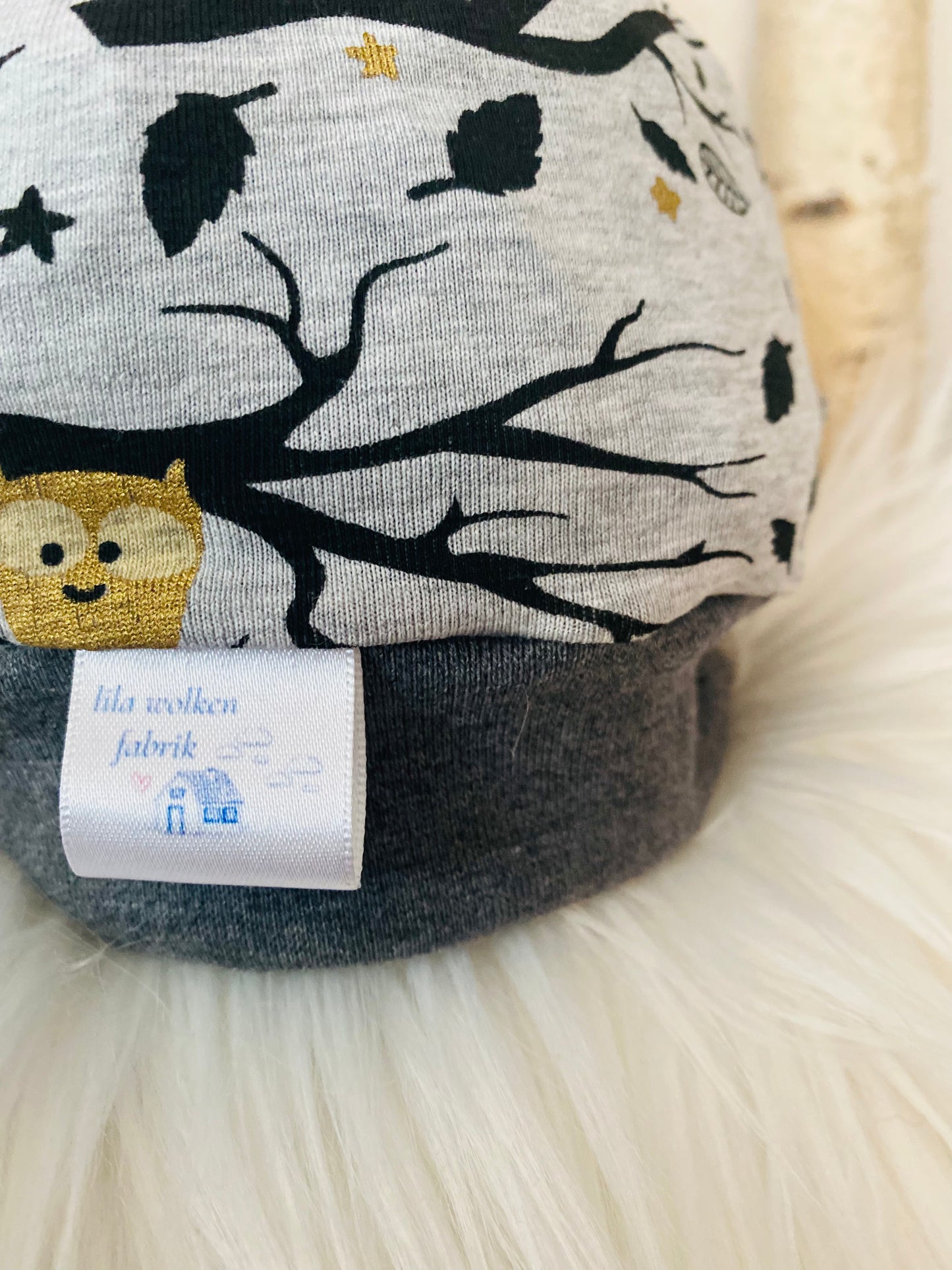 Mütze schlafende Eule