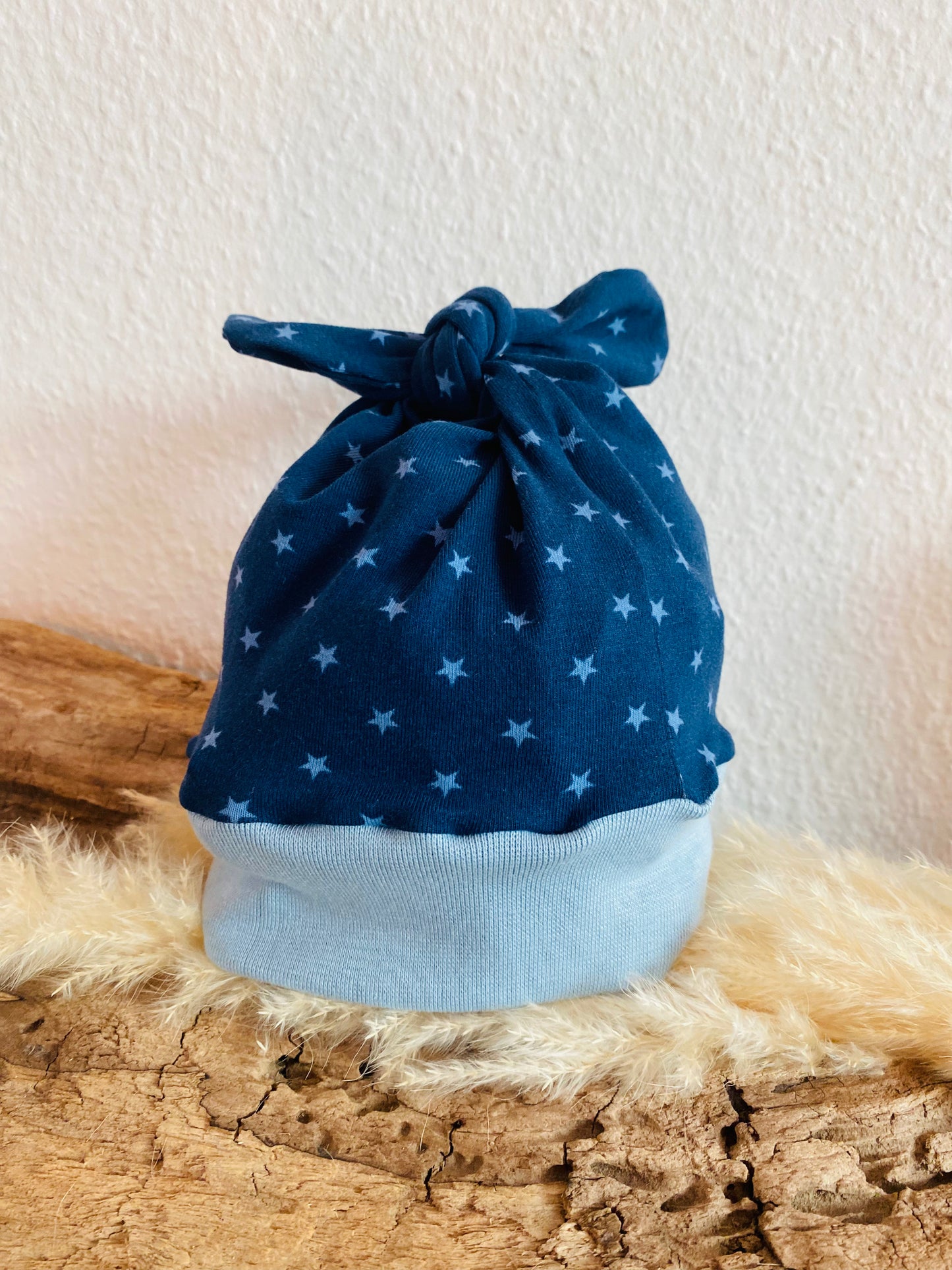 Mütze blaues Sternchen