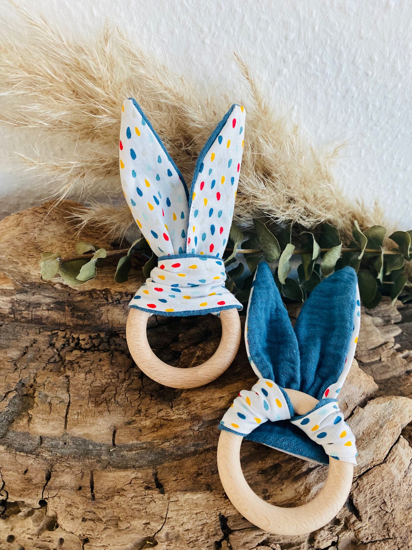 Beißring bunte Regentropfen