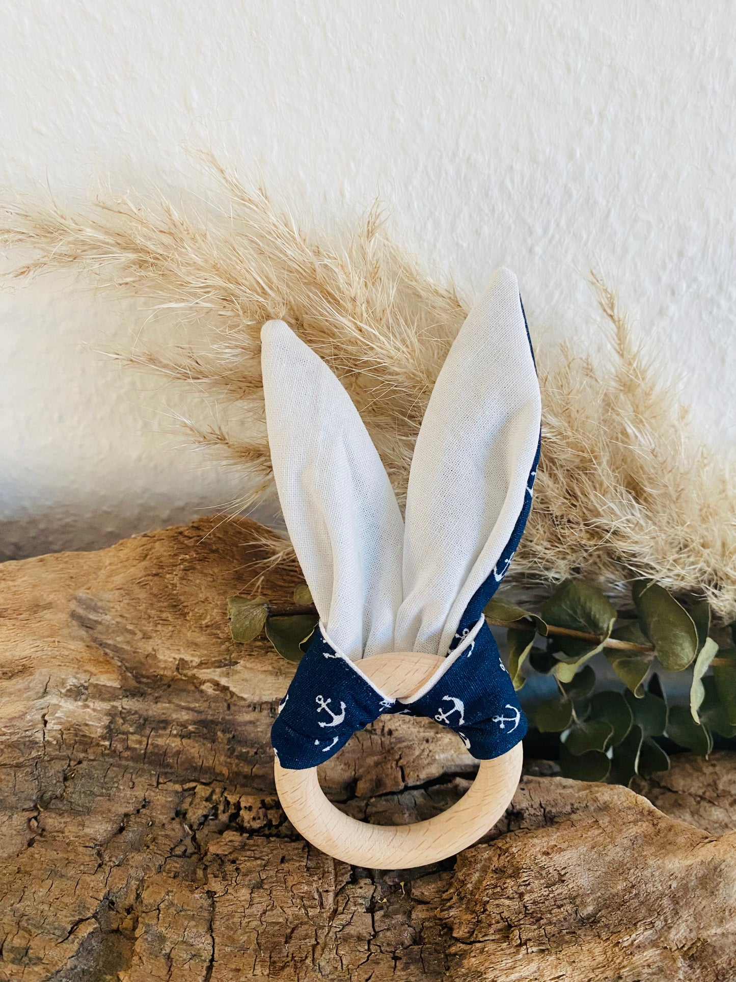 Beißring Anker mit weiß