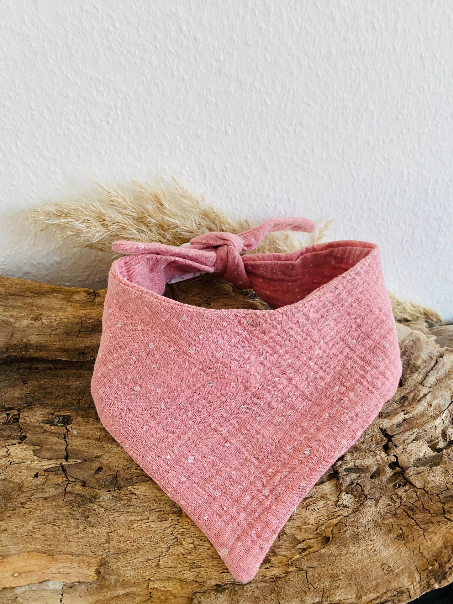 Halstuch rosa Pünktchen