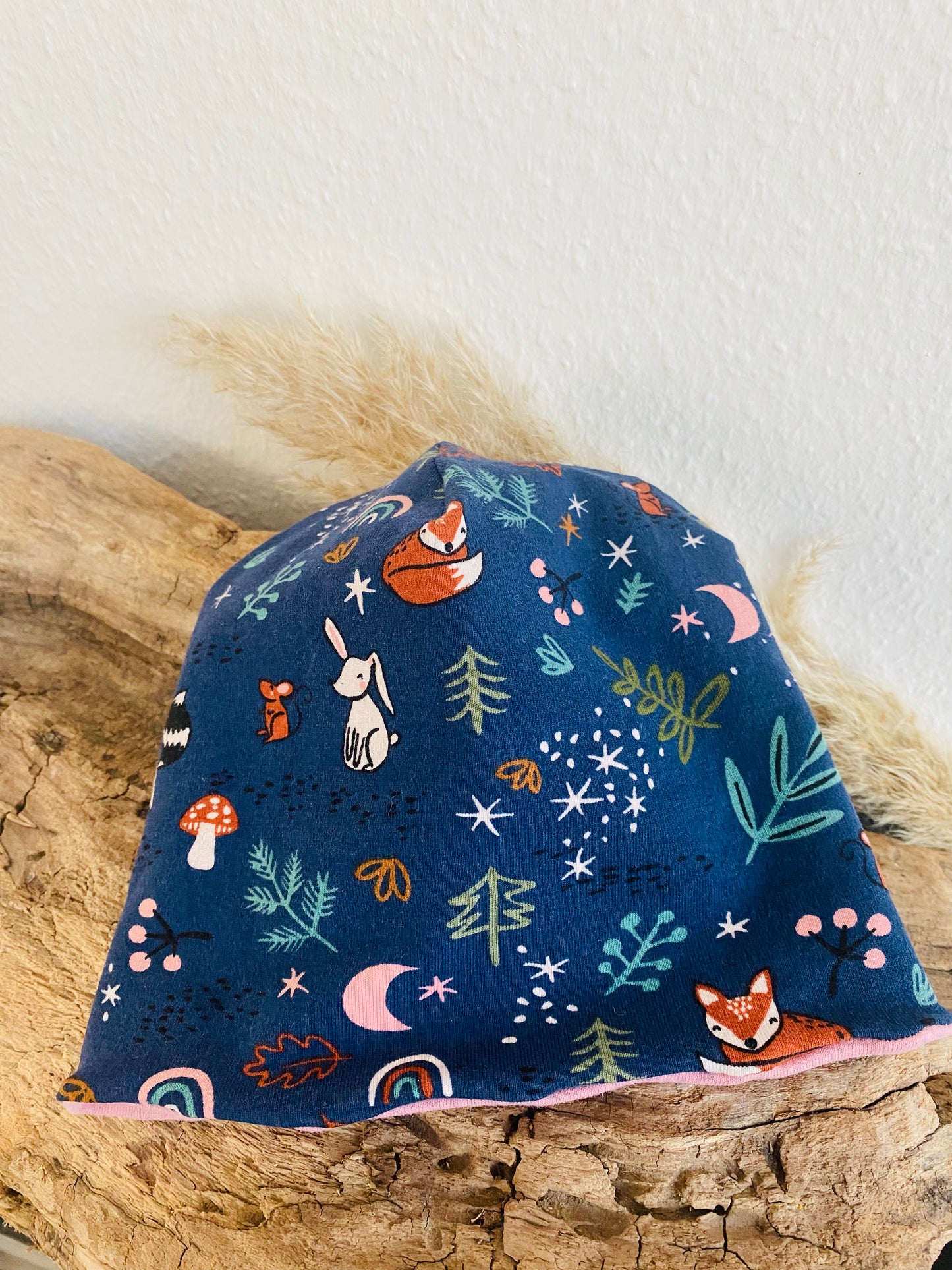 Wendebeanie Waldgeschehen