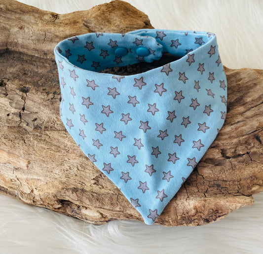 Halstuch graues Sternchen